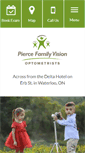 Mobile Screenshot of piercefamilyvision.com